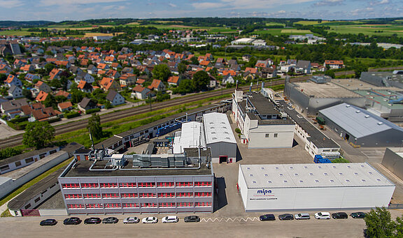 The Mipa plant Landshuter Lackfabrik today